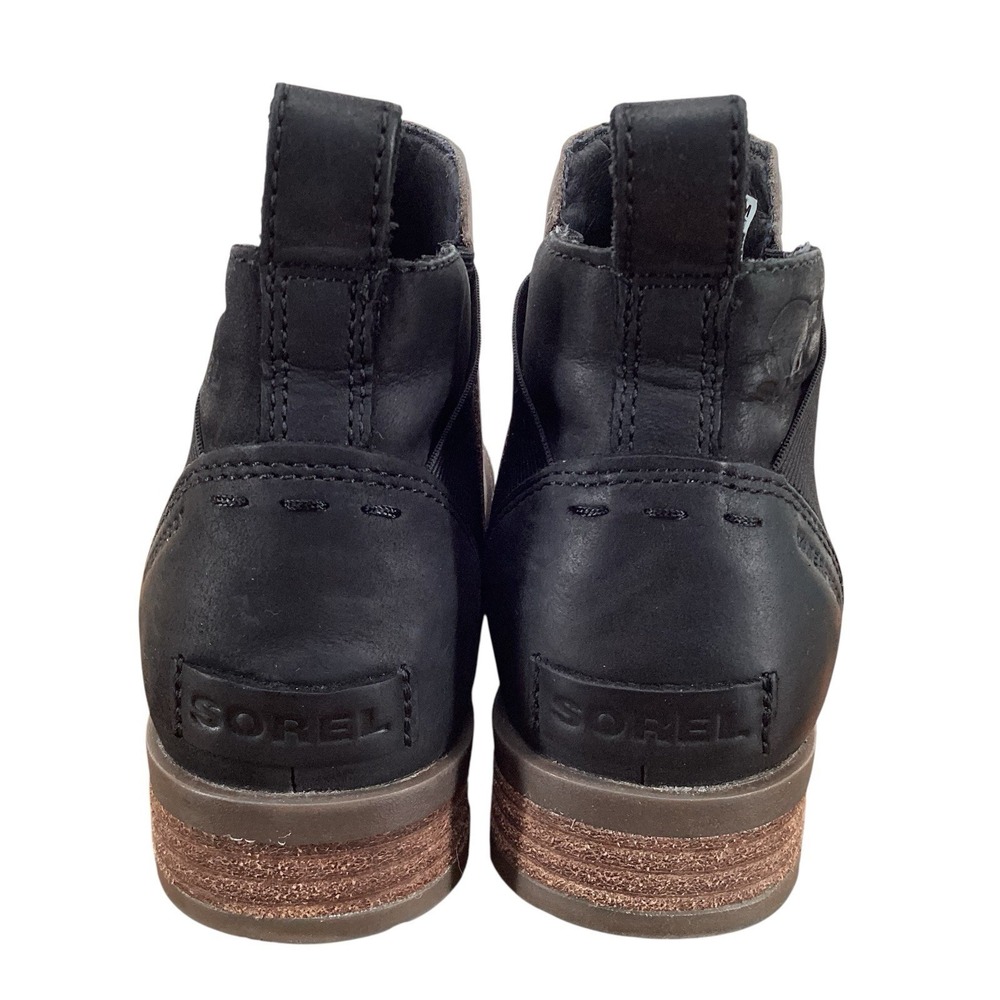 Sorel Emelie Women's Boot Chelsea Biker Ankle Bootie Leather Size 6.5 - Picture 4 of 9